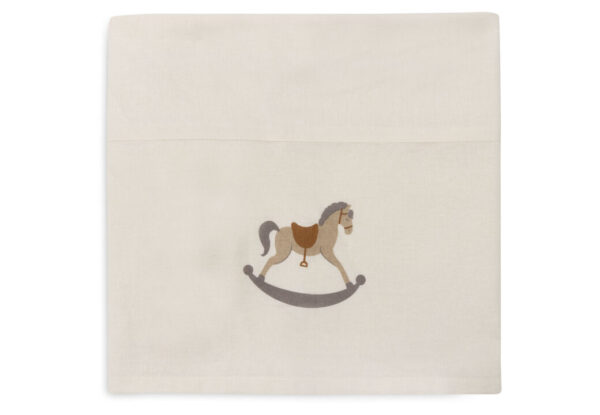 Ledikantdeken Basic Knit Fleece Biscuit