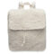 Rugtasje bouclé naturel