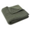 Ledikantdeken Pure Knit Leaf green