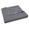 Wiegdeken Pointelle Storm grey