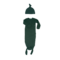 Cocon slaappakje Dark green 0-3 maand