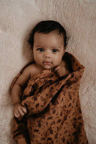 Hydrofiel swaddle groot / Laken ledikant