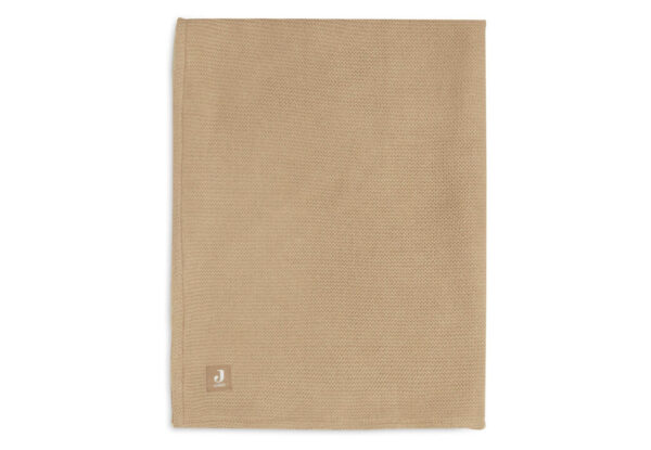 Ledikantdeken Basic Knit Fleece Biscuit