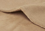Ledikantdeken Basic Knit Fleece Biscuit
