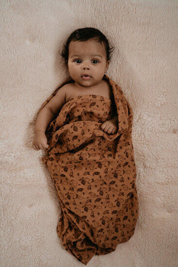 Hydrofiel swaddle groot / Laken ledikant
