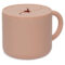 Snackbeker siliconen pale pink