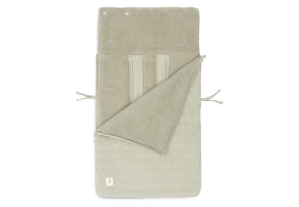 Voetenzak Grain Knit olive green