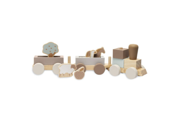 Houten speelgoedtrein