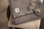 Ledikantdeken Weave Knit Merino wool Funghi