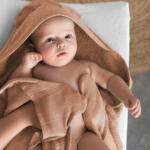 Combideal Babyshowerglove, badcape 2 in 1 + washand Roze