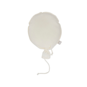 Stoffen ballon decoratie ivory